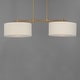 preview thumbnail 7 of 6, Maxim 10016OM Bongo 2 Light 42" Wide Linear Pendant