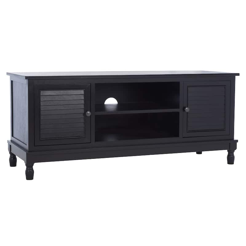 SAFAVIEH Caitlyn 2 Door 1 Shelf Media Stand - 47" W x 16" D x 20" H - 47Wx16Dx20H