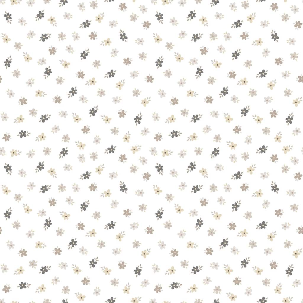 Galerie Wallcoverings Little Explorers 2 Five Leaf Flower Non-woven Matte Wallpaper Roll
