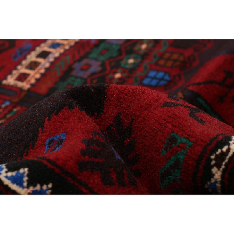 Teimani Red Rug 4'3" x 7'3" - 4'3 x 7'3