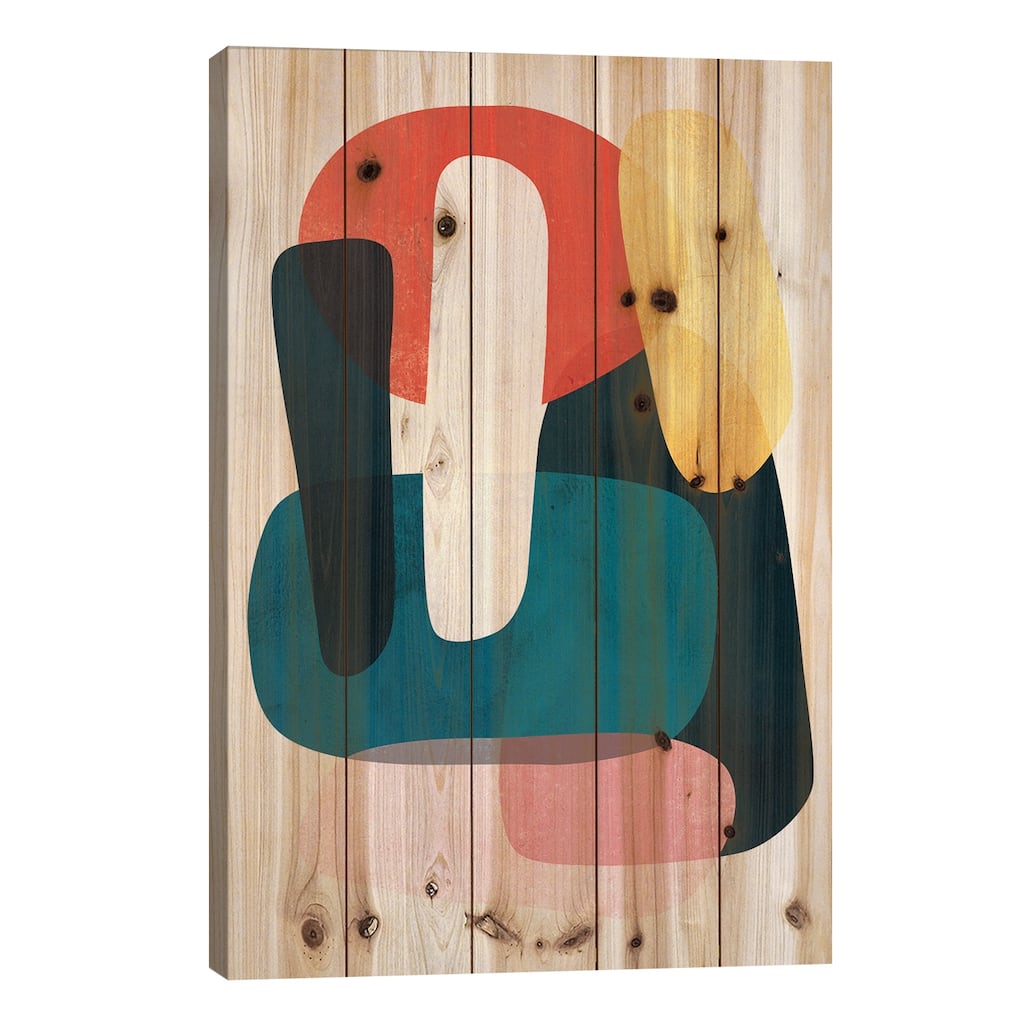Mischka Print On Wood by Tracie Andrews - Multi-Color