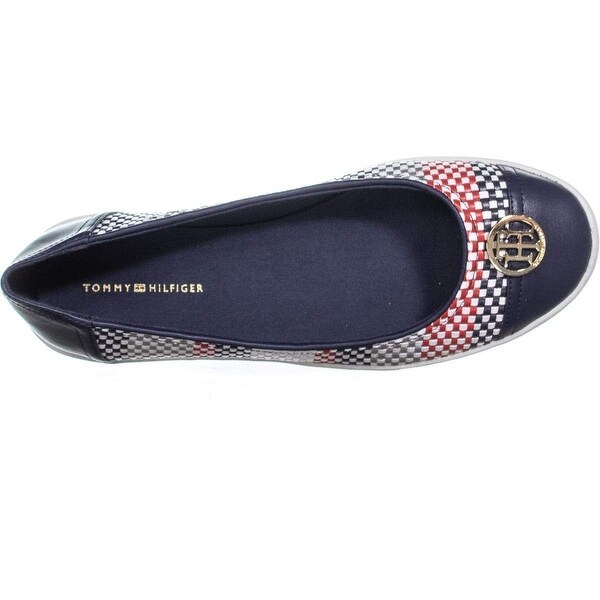 tommy hilfiger flats with bow