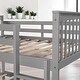 preview thumbnail 21 of 30, Full Over Full Bunk Bed with Convertible Design, Wooden Frame with Guardrails, No Box Spring Required,Guest Room Furniture