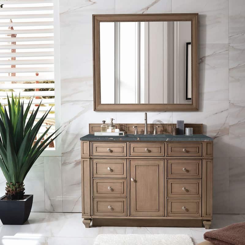 James Martin Vanities 157-V48-3PBL Bristol 48" Single Basin Walnut