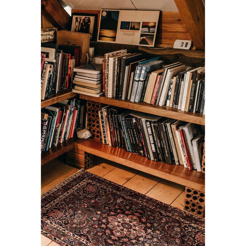 ECARPETGALLERY Hand-knotted Anatolian Vintage Dark Copper Wool Rug - 4'8 x 6'5