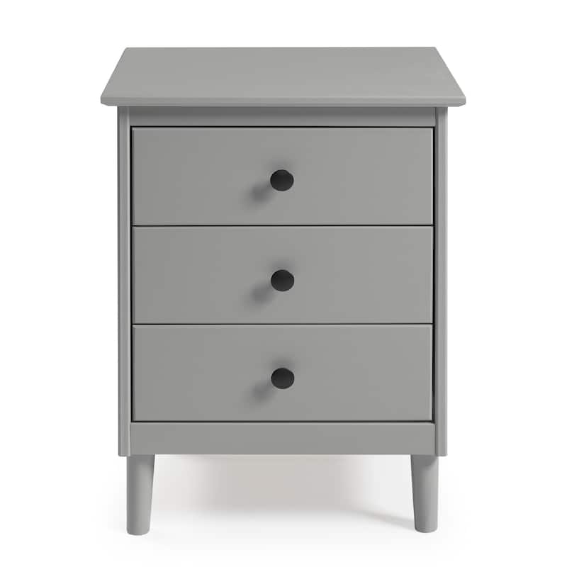 Middlebrook Bullrushes Solid Wood 3-Drawer Nightstand