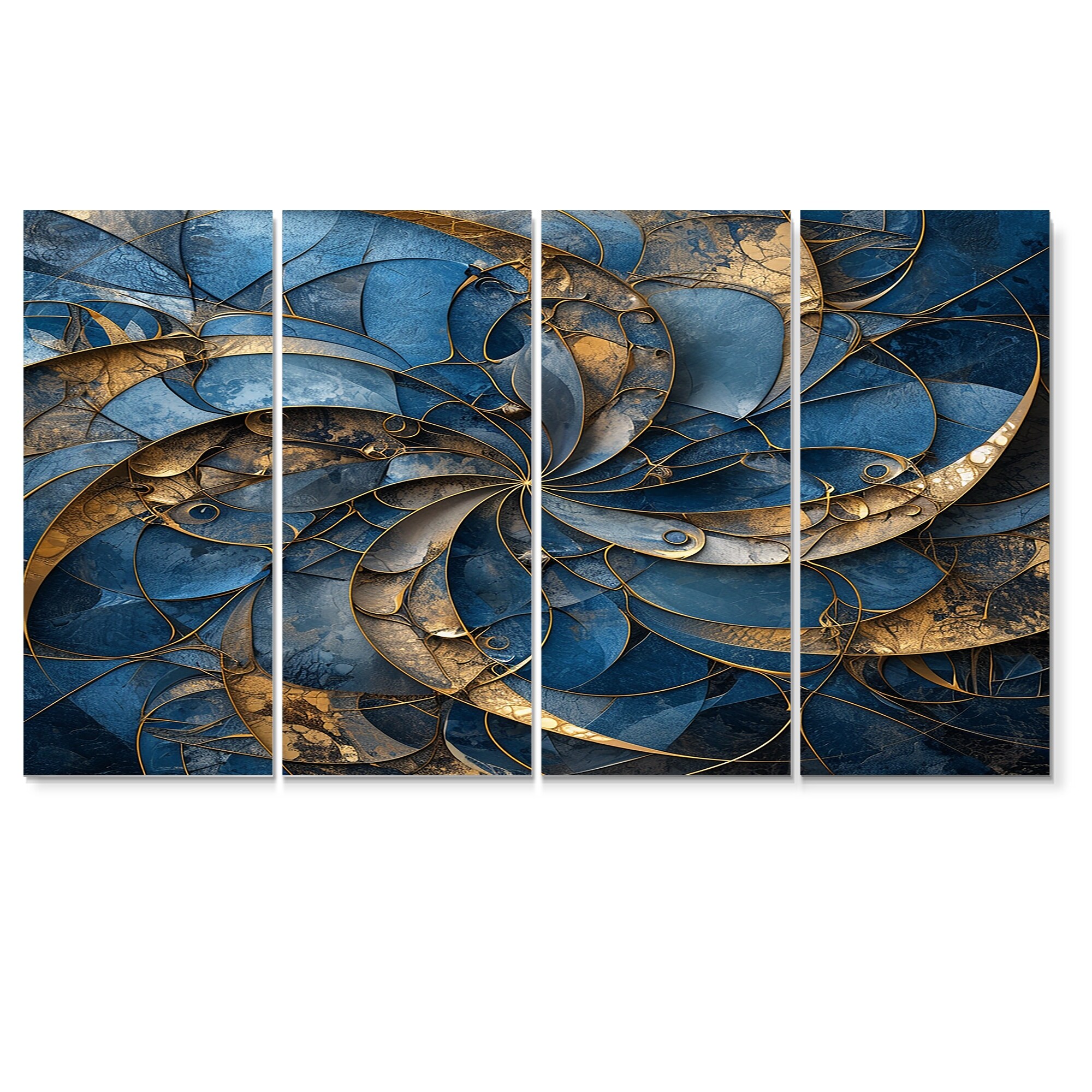 The Art of e Quaintance　Blue The Art of e Quaintance Blue LevvArts Teal and Grey Abstract