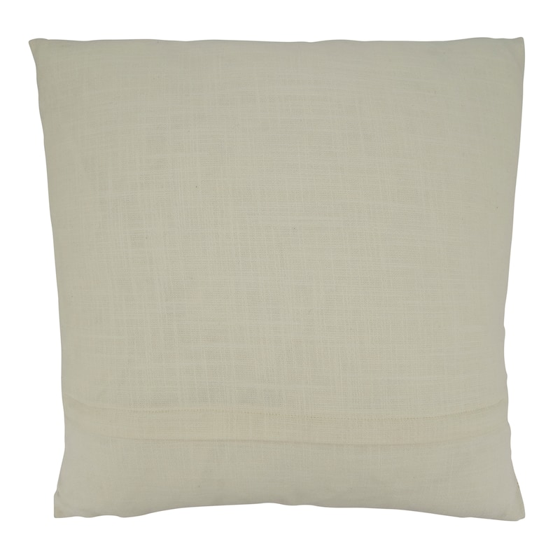 Foil Print Pillow With Snowflake Design