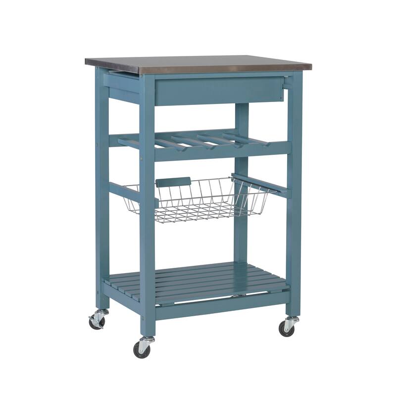 Jake Compact Mobile Rolling Kitchen Cart