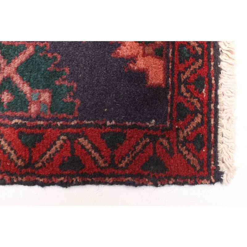 ECARPETGALLERY Hand-knotted Andelz Red Wool Rug - 4'1 x 7'10