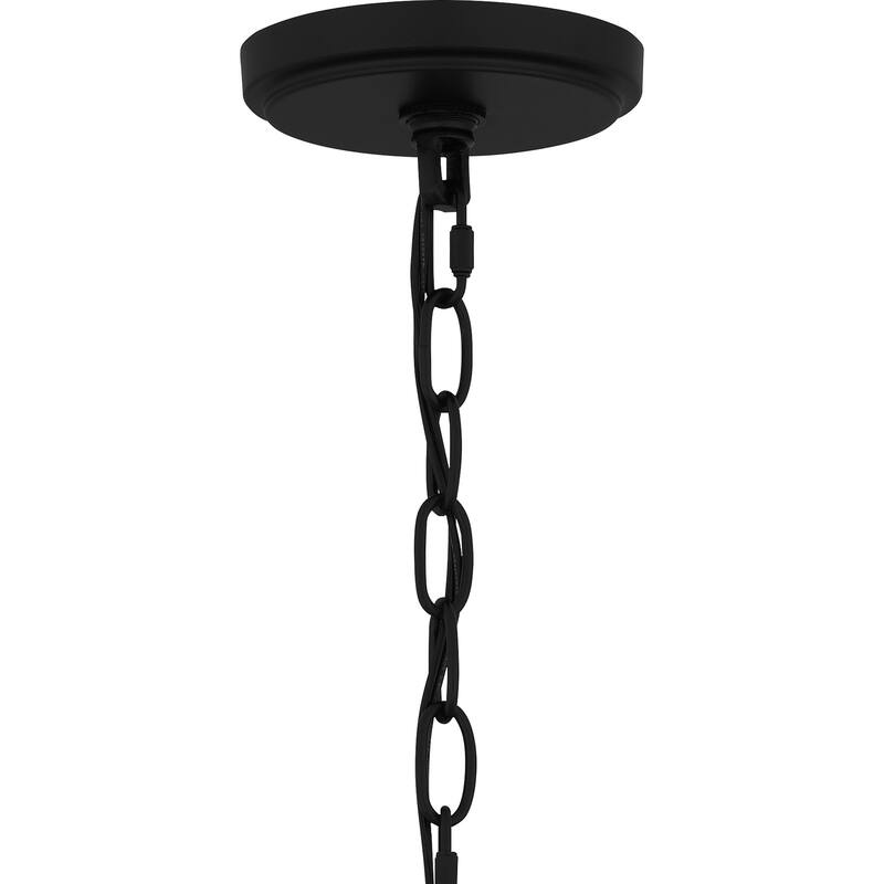 Myla 10-Light Matte Black Chandelier