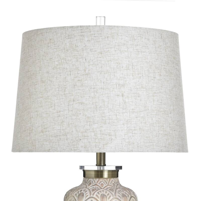 StyleCraft Poly Table Lamp - Grey
