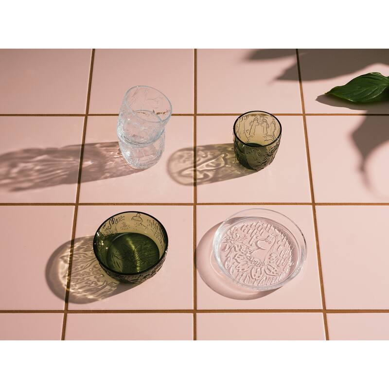 Moomin Glass Plate 6.1in