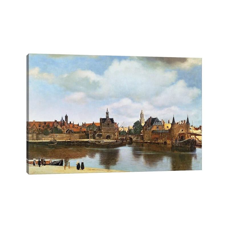 iCanvas "View of Delft, c.1660-61 " by Johannes Vermeer Canvas Print