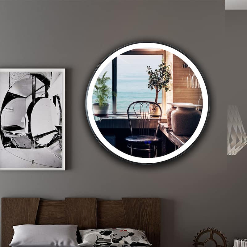 Frameless Embedded LED Mirror - Silver