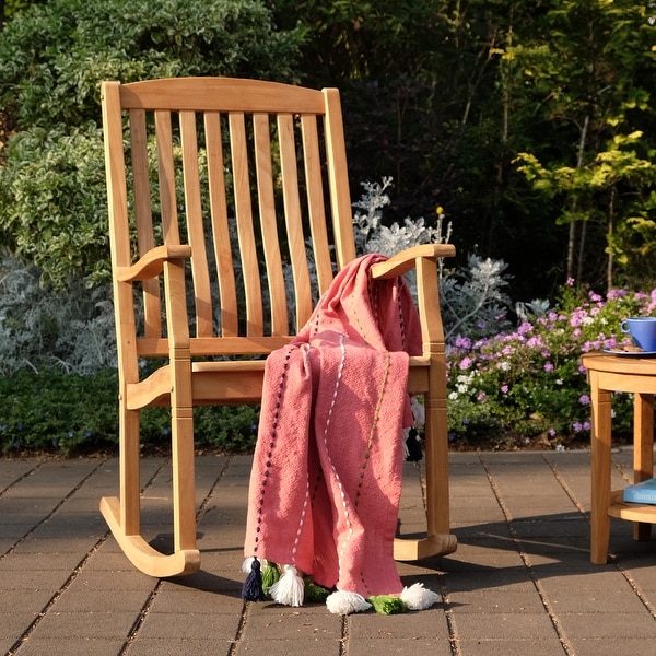 Cambridge Casual Richmond Teak Porch Rocking Chair On Sale Bed Bath Beyond 11935088