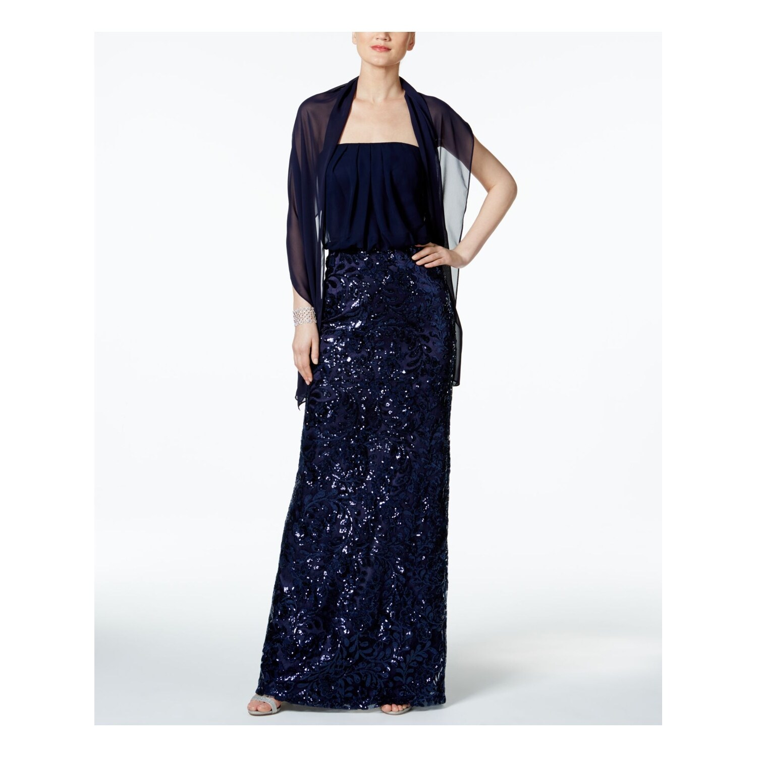 blouson gown vince camuto