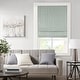 preview thumbnail 55 of 97, Madison Park Colm Basketweave Room Darkening Cordless Roman Shade 27x64" - Green