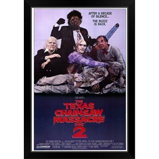 Shop Texas Chainsaw Massacre 2 1986 Black Framed Print On Sale Overstock 31184124