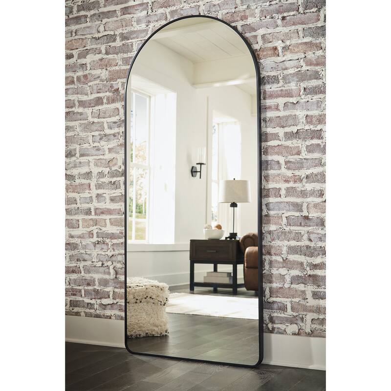 Signature Design by Ashley Sethall Black Floor Mirror - 30"W x 2"D x 68"H