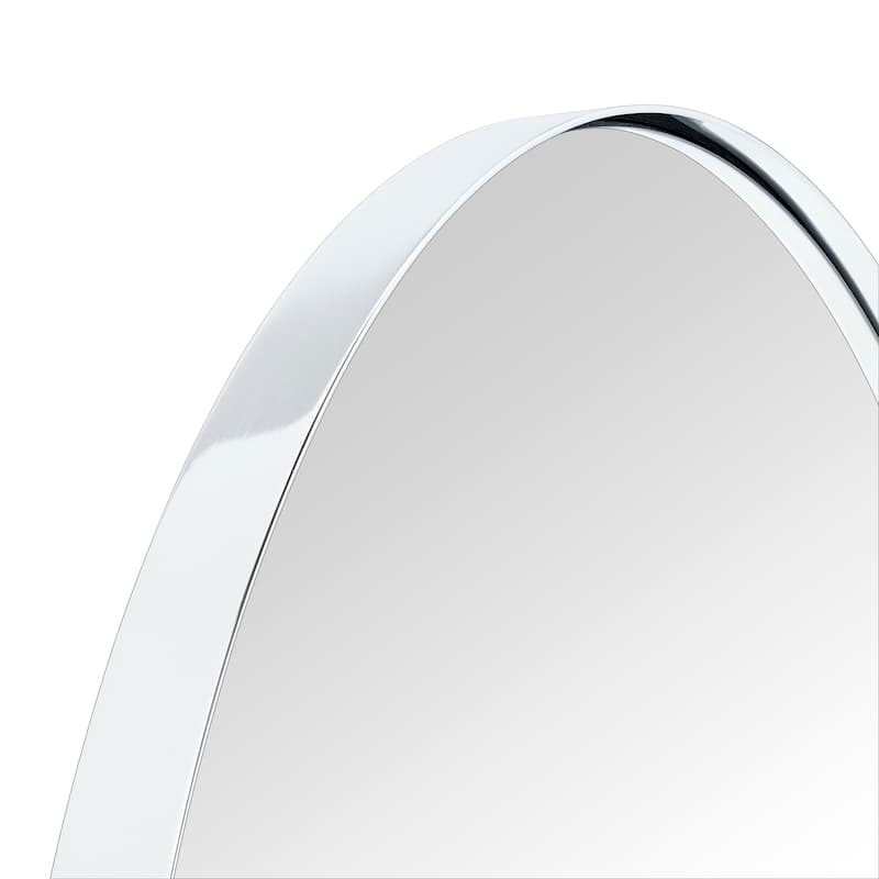 TEHOME Lacey-Mai Pill shaped Metal Wall Mirror