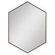 preview thumbnail 68 of 90, Kate and Laurel Rhodes Framed Mid-century Hexagonal Wall Mirror