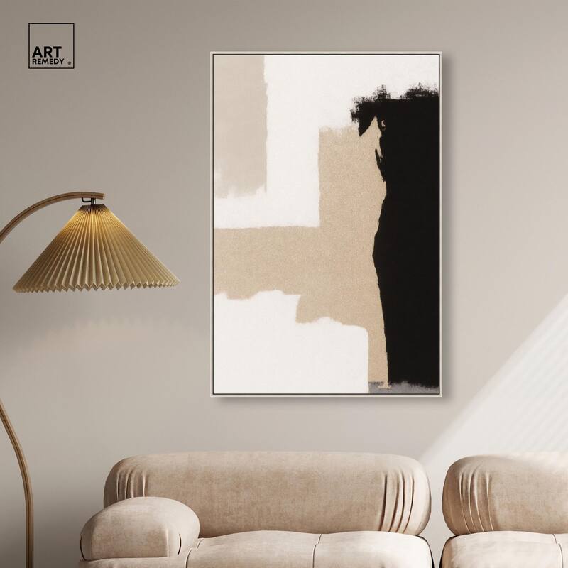 Earth and Ink III Canvas by Art Remedy