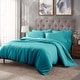 preview thumbnail 5 of 4, Superior Egyptian Cotton 400 Thread Count Solid Duvet Cover Set