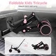 preview thumbnail 15 of 18, Gymax Toddler Tricycle w/Push Handle Adjustable Seat Removable Pedal