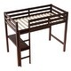 preview thumbnail 5 of 5, Twin Loft Bed with built-in desk,Espresso