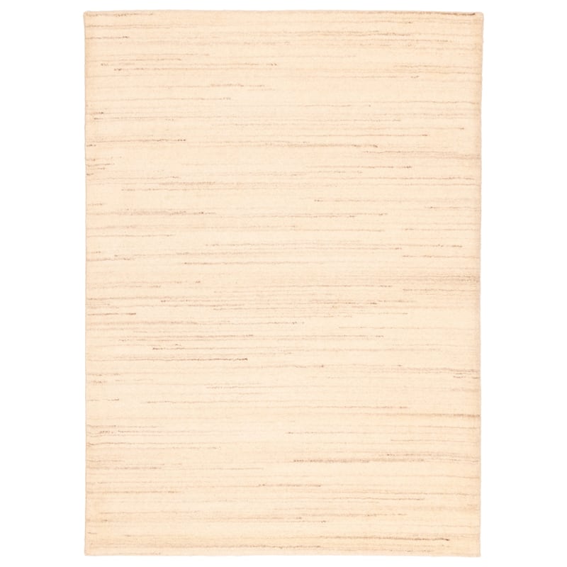 ECARPETGALLERY Hand Loomed Kashkuli Gabbeh Cream Wool Rug - 5'8 x 7'9