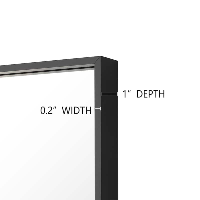 Ledel Framed Bathroom Vanity Mirror Rectangle Wall Mirror