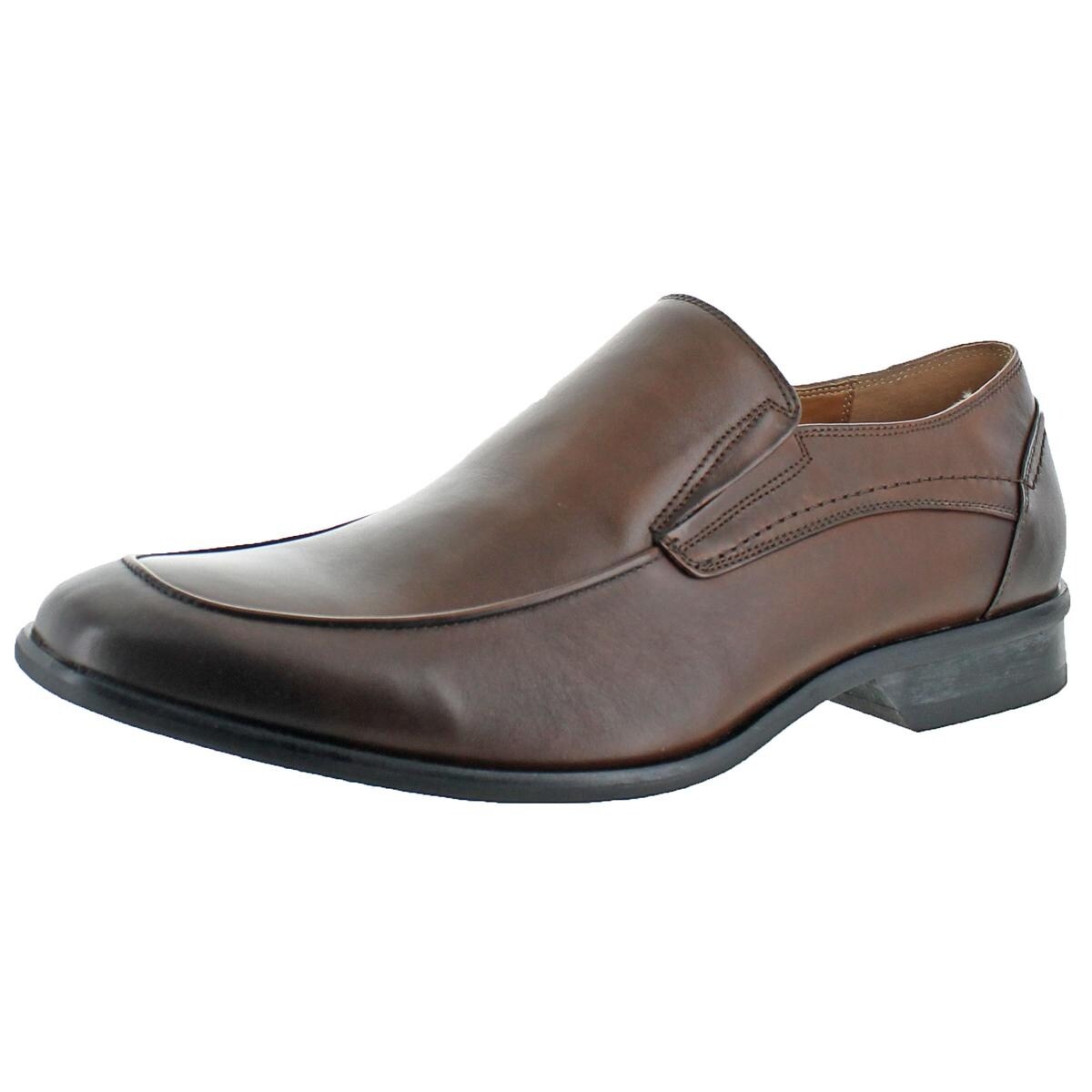 kenneth cole men's mix leather apron toe loafers