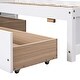 preview thumbnail 15 of 20, Twin Size Solid Wood Bed with 2 Drawers
