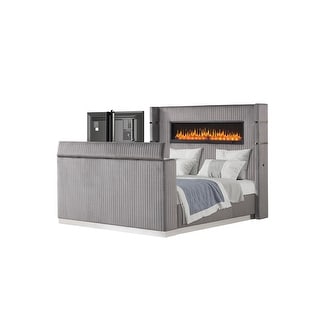 Lavish Contemporary Style Queen/King Bed
