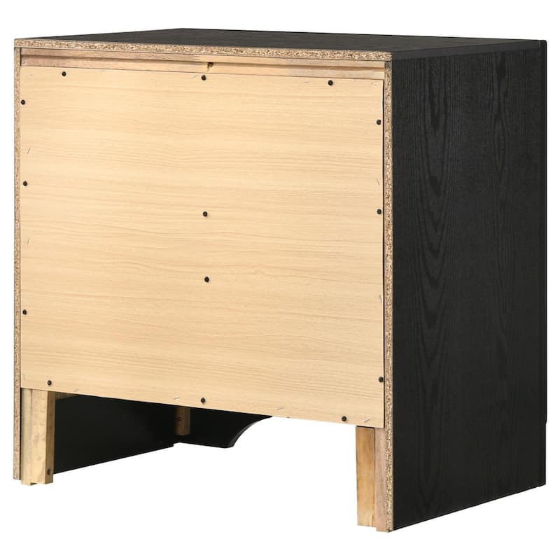 2-drawer Nightstand with Hidden Jewelry Tray，Suitable for bedrooms,living rooms,apartments