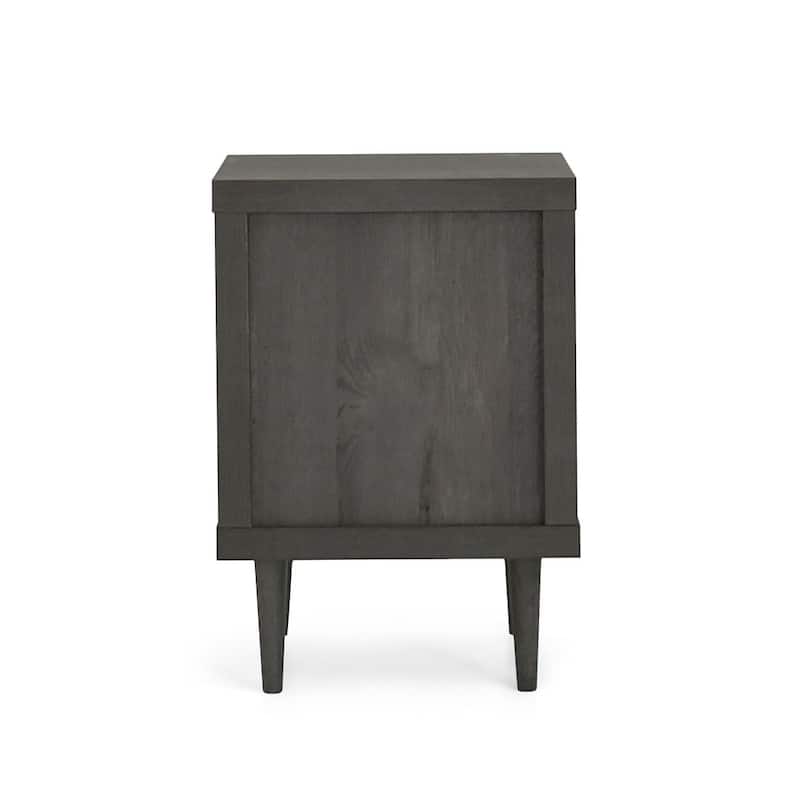 18.65'' L Modern 2-Drawer Nightstand by Christopher Knight Home