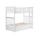 preview thumbnail 5 of 12, Columbia Twin over Twin Bunk Bed with Twin Trundle in White