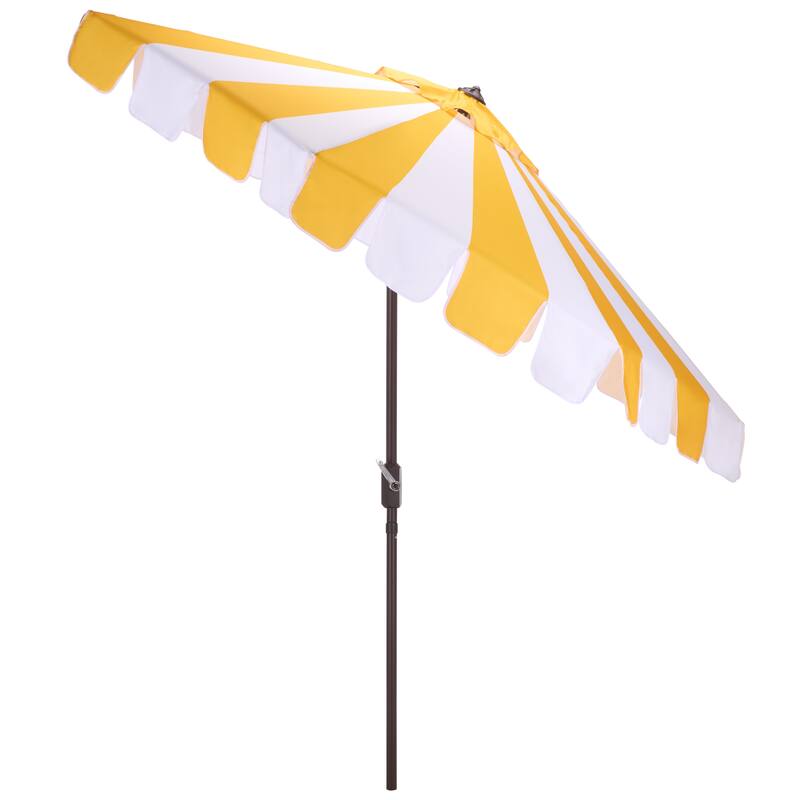 SAFAVIEH Outdoor Living Meze 9ft Crank Umbrella