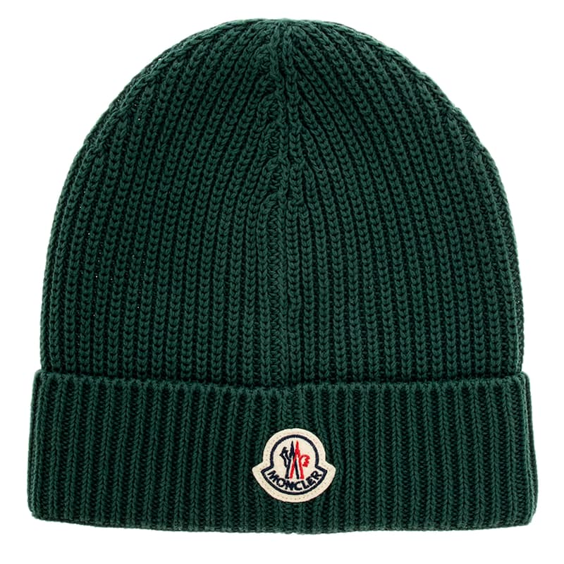 Moncler Logo Cotton Beanie