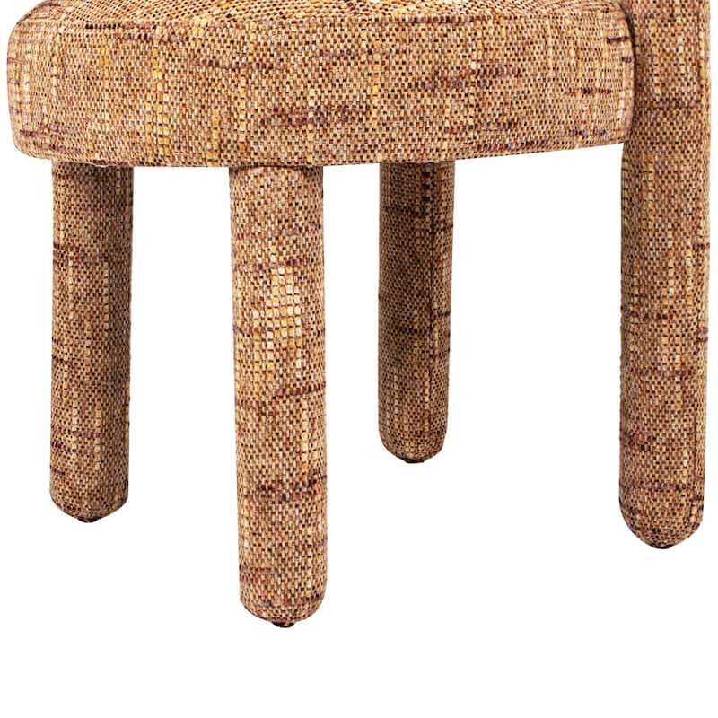 Penny Post-Modern Arched Upholstered Dining Side Chair (Set of 2)