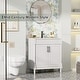 preview thumbnail 27 of 45, 24"/30"/36" Retro Bathroom Vanity W/ Drop in Sink Combo Cabinet Set
