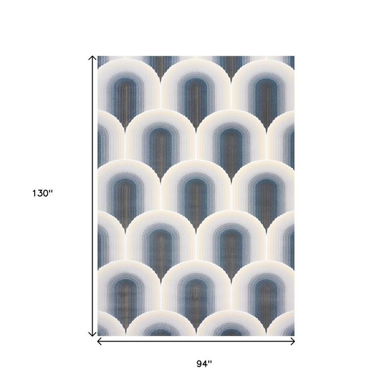 HomeRoots Geometric Modern Rectangle Area Rug