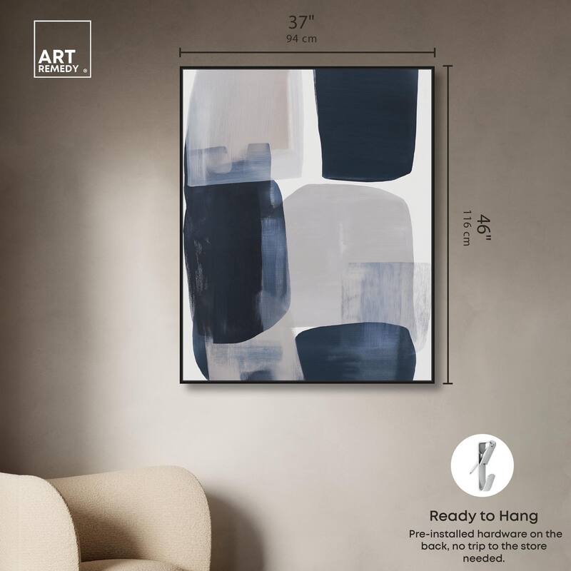 Oceanic Forms II Canvas by Art Remedy