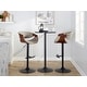 preview thumbnail 34 of 70, Carson Carrington Kanteborg Adjustable Bar Stool with Rounded T Footrest (Set of 2)