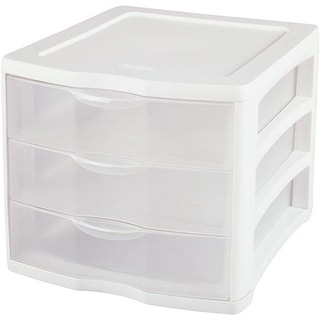 Shop Sterilite 3 Drawer Organizer 17918004 Free Shipping On