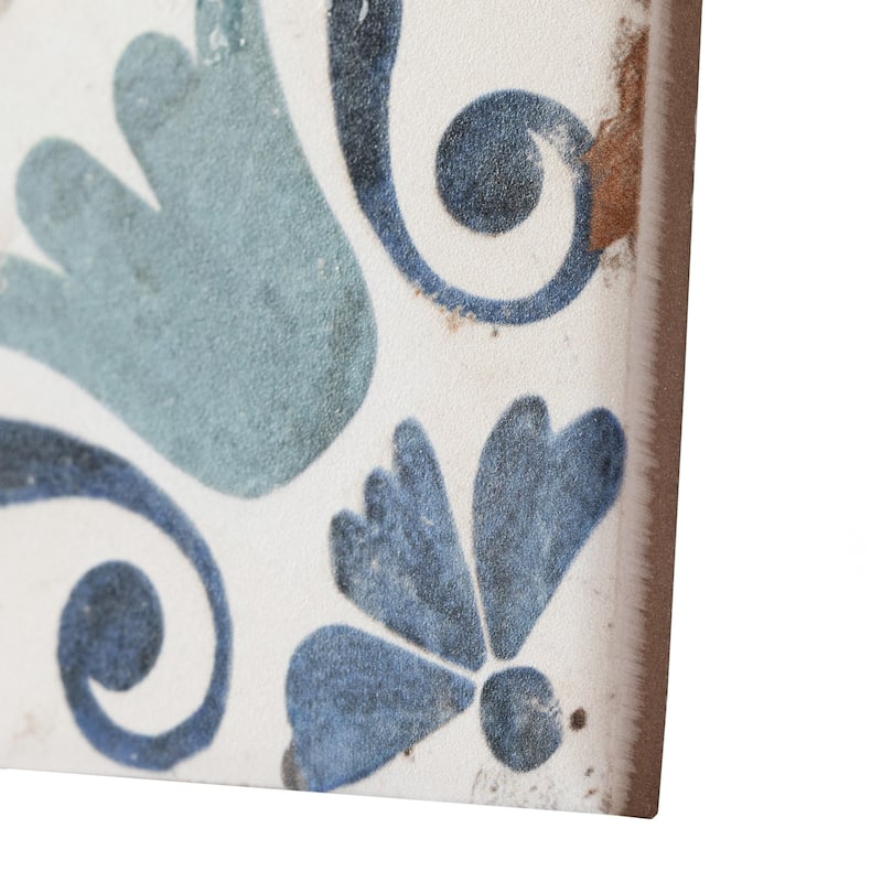 Merola Tile Magnolia Paulina 7-7/8" x 7-7/8" Porcelain Floor and Wall Tile