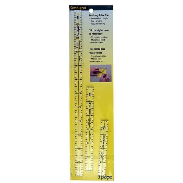 Omnigrid Marking Trio Ruler Set - Bed Bath & Beyond - 38298115