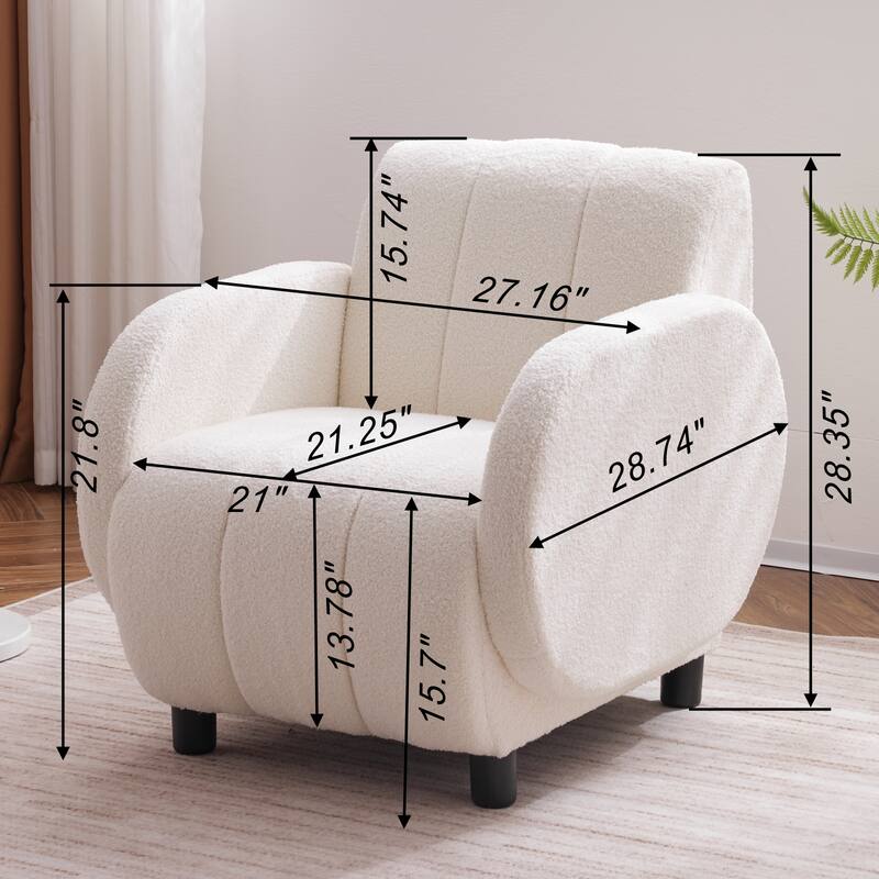 Modern Fabric Upholstered armchair Bed Bath & Beyond 39994672