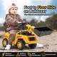 preview thumbnail 3 of 7, Costway Kids Ride on Bulldozer with Adjustable Bucket Engine Sound - See Details